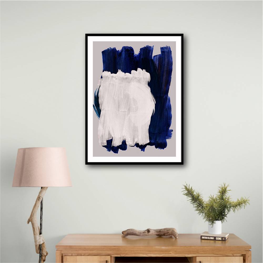 Abstract Brush Strokes 14 Wall Art