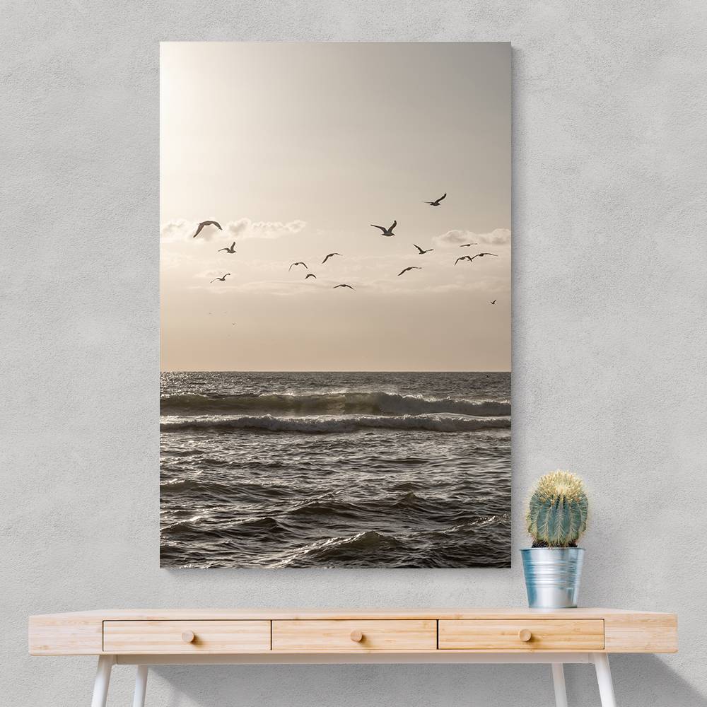 Birds And The Sea 3 Wall Art