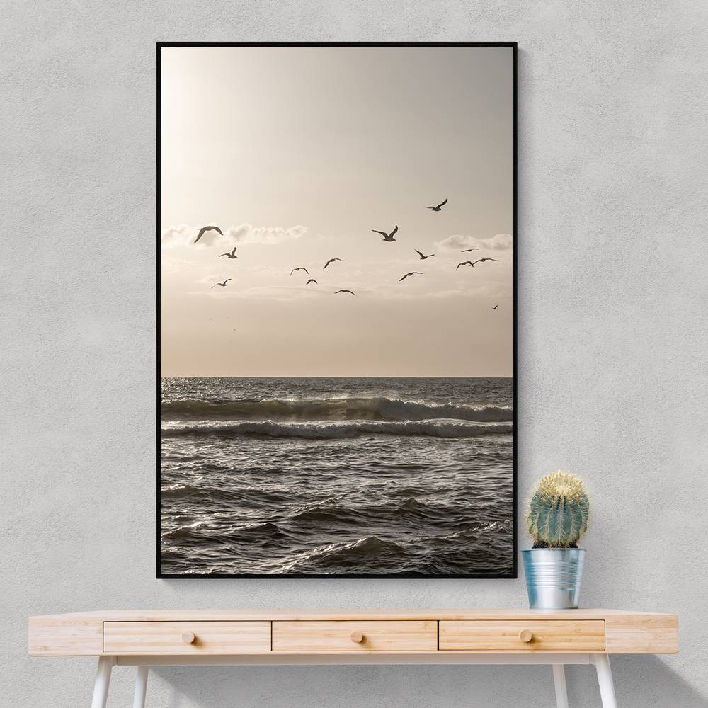 Birds And The Sea 3 Wall Art