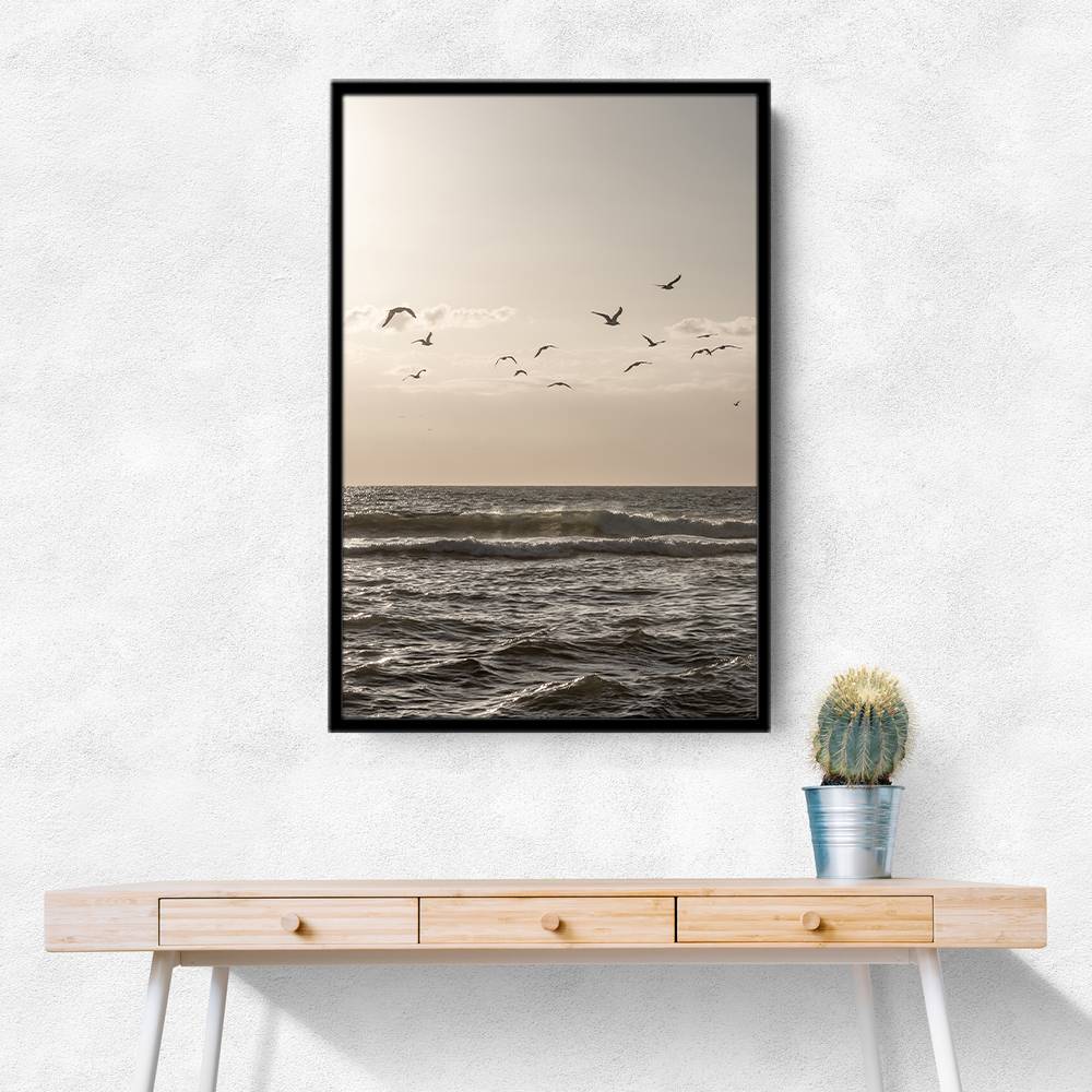 Birds And The Sea 3 Wall Art