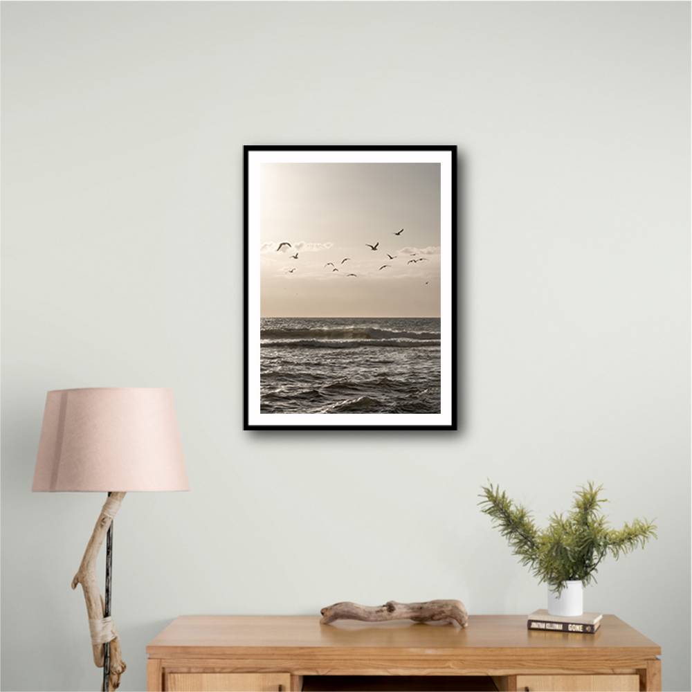 Birds And The Sea 3 Wall Art