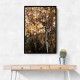 Autumn Birch Tree Wall Art