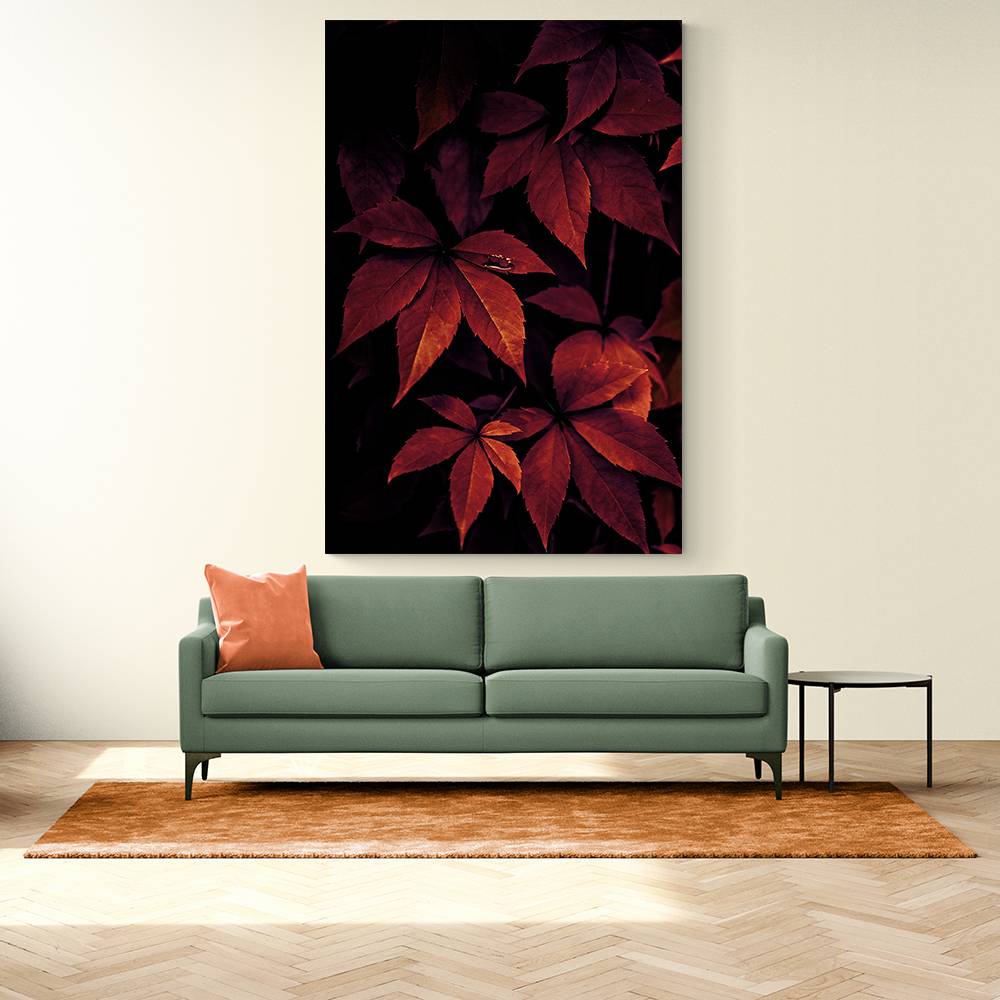 Dark Leaves 7X Wall Art