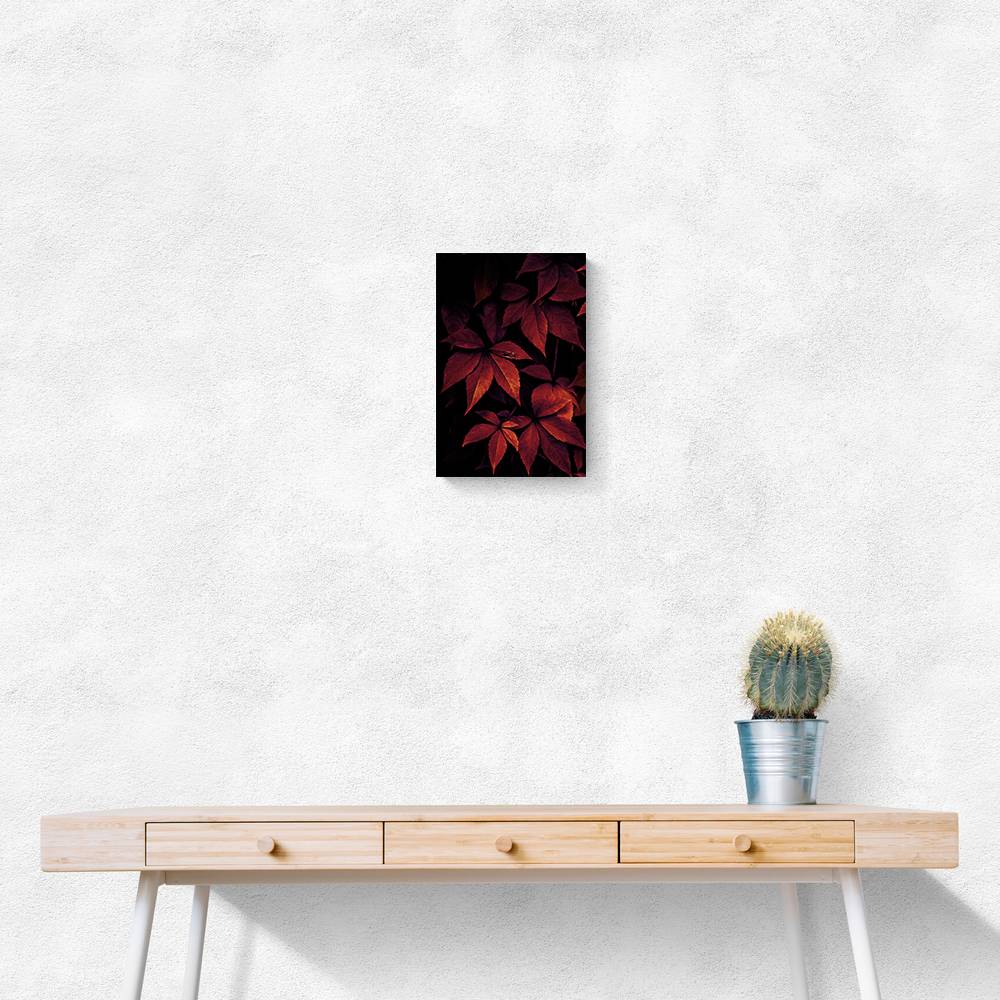 Dark Leaves 7X Wall Art