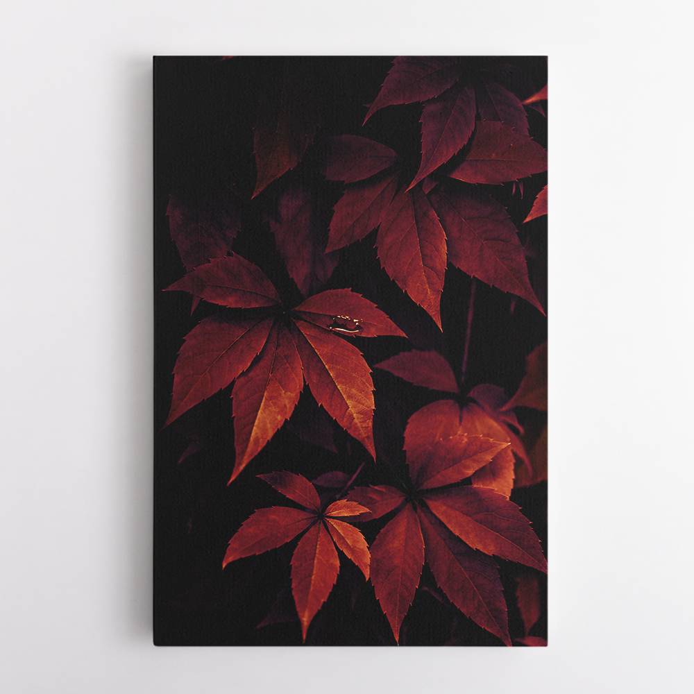 Dark Leaves 7X Wall Art