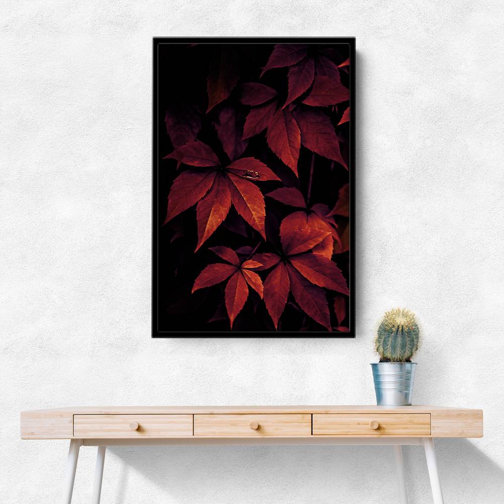 Dark Leaves 7X Wall Art