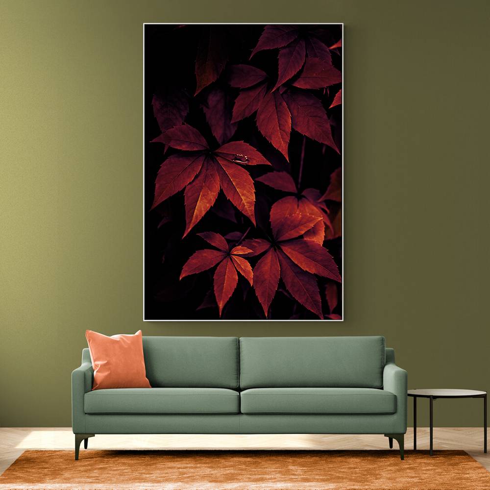 Dark Leaves 7X Wall Art