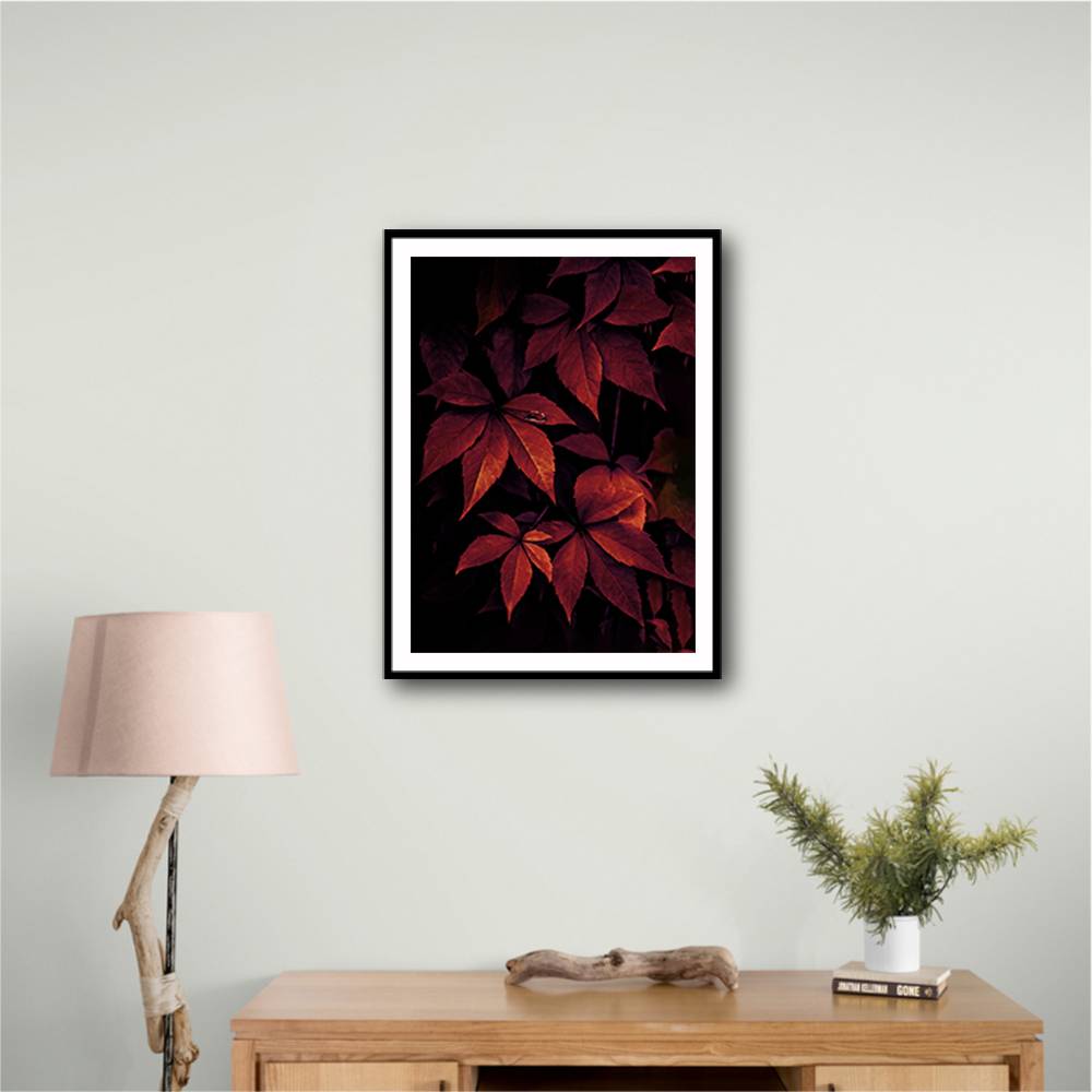 Dark Leaves 7X Wall Art