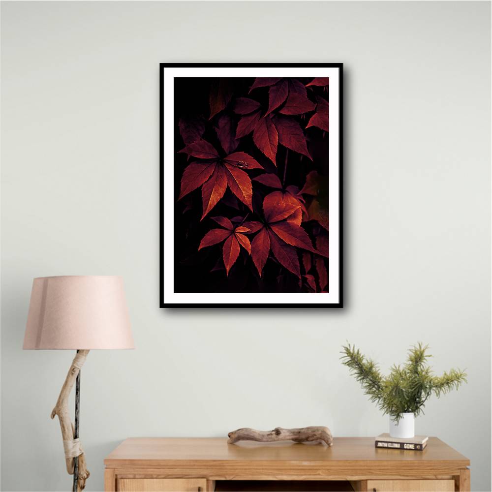 Dark Leaves 7X Wall Art