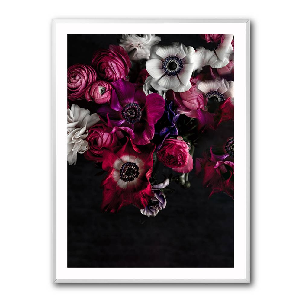 Dark Flowers 1 Wall Art