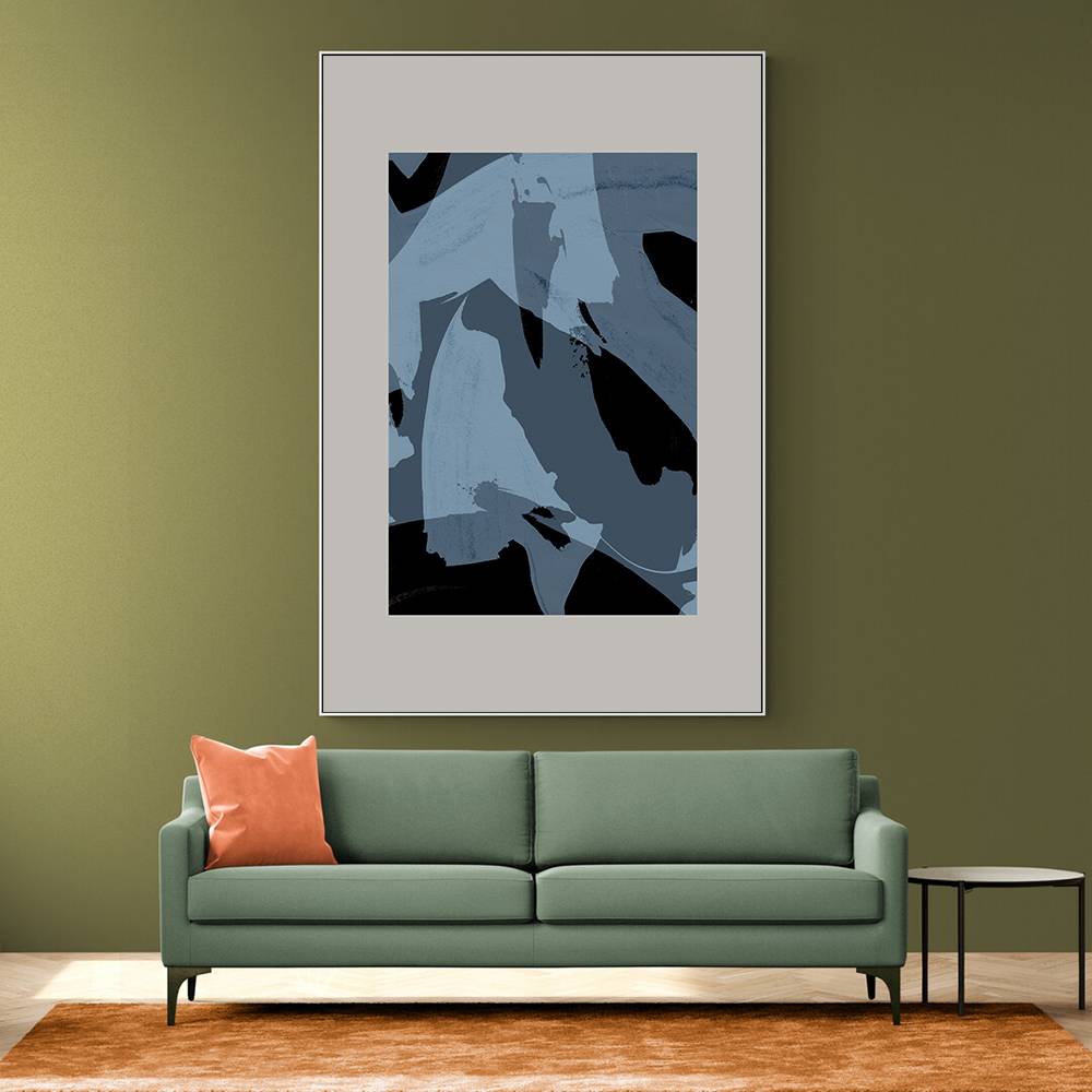 Abstract Brush Strokes 60Y  Wall Art