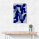 Abstract Brush Strokes 65X Wall Art