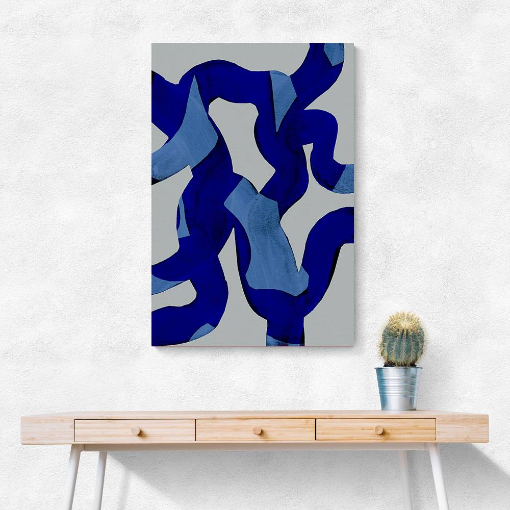 Abstract Brush Strokes 65X Wall Art