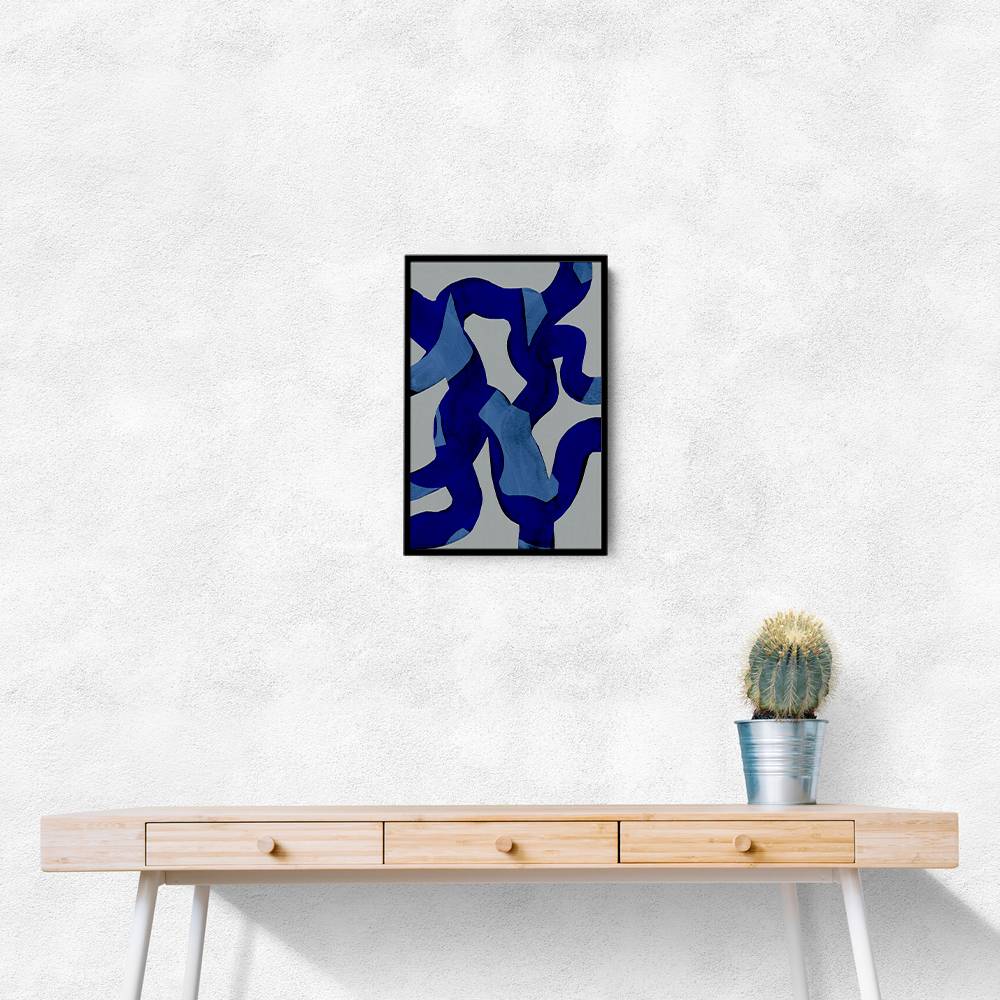 Abstract Brush Strokes 65X Wall Art