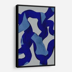 Abstract Brush Strokes 65X Wall Art