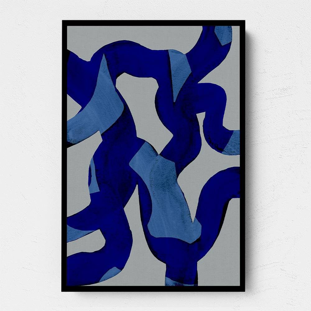 Abstract Brush Strokes 65X Wall Art