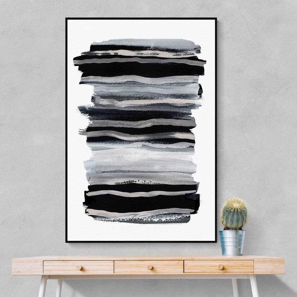 Abstract Brush Strokes 68 Wall Art