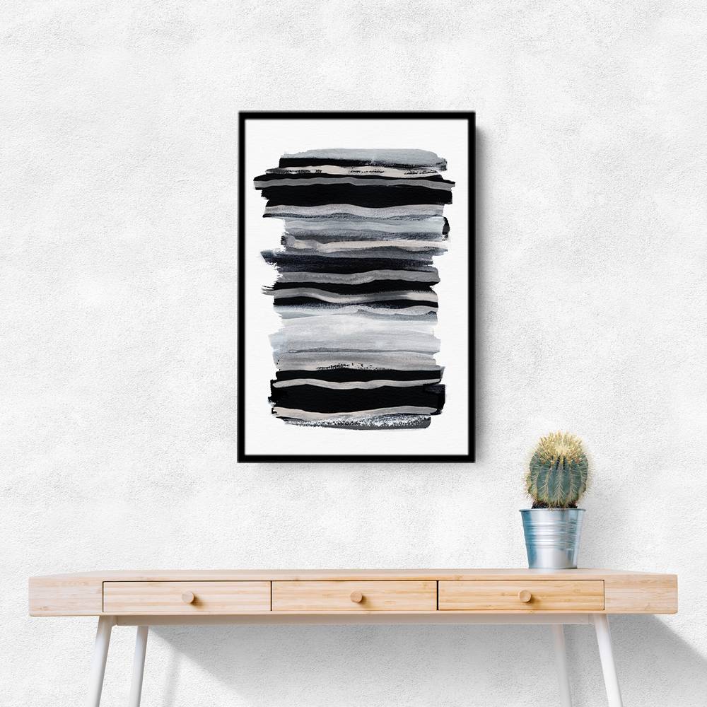 Abstract Brush Strokes 68 Wall Art