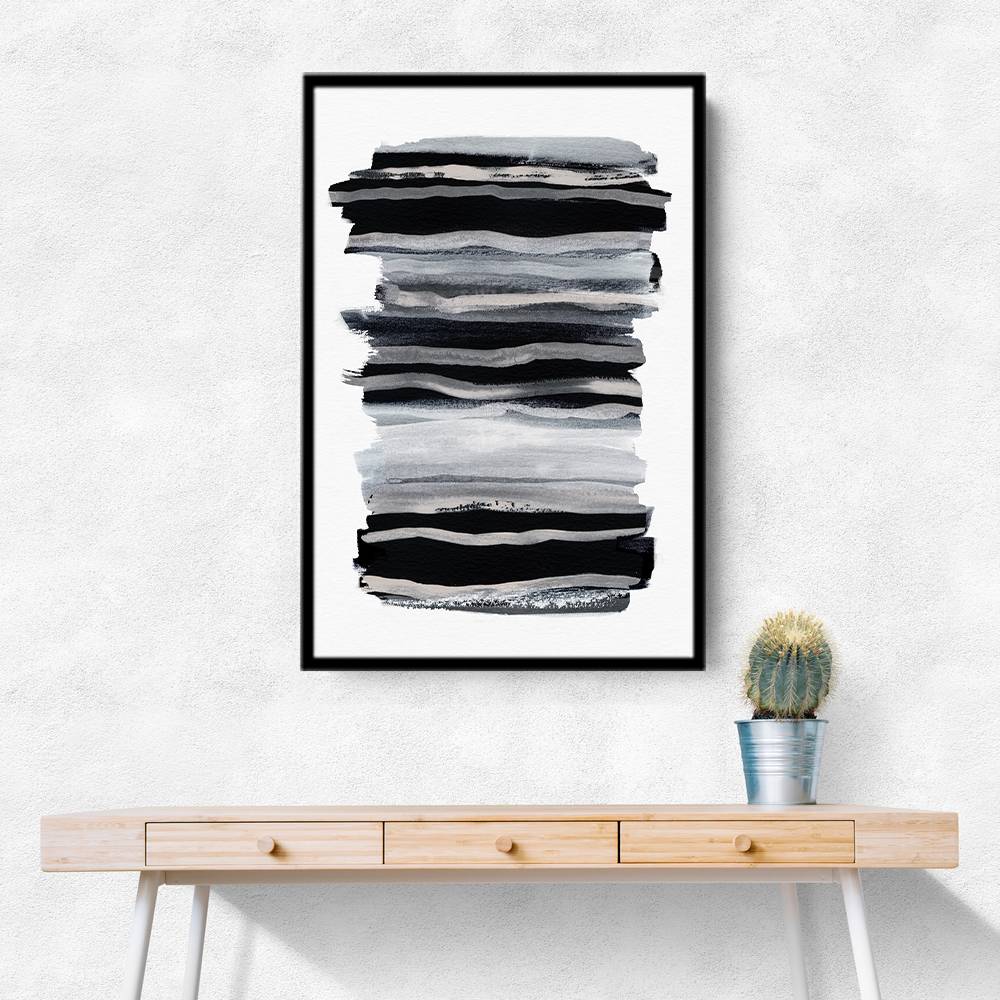 Abstract Brush Strokes 68 Wall Art