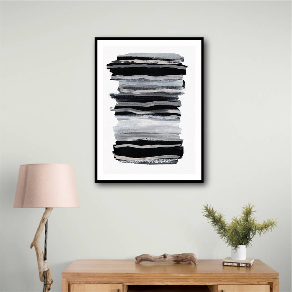 Abstract Brush Strokes 68 Wall Art