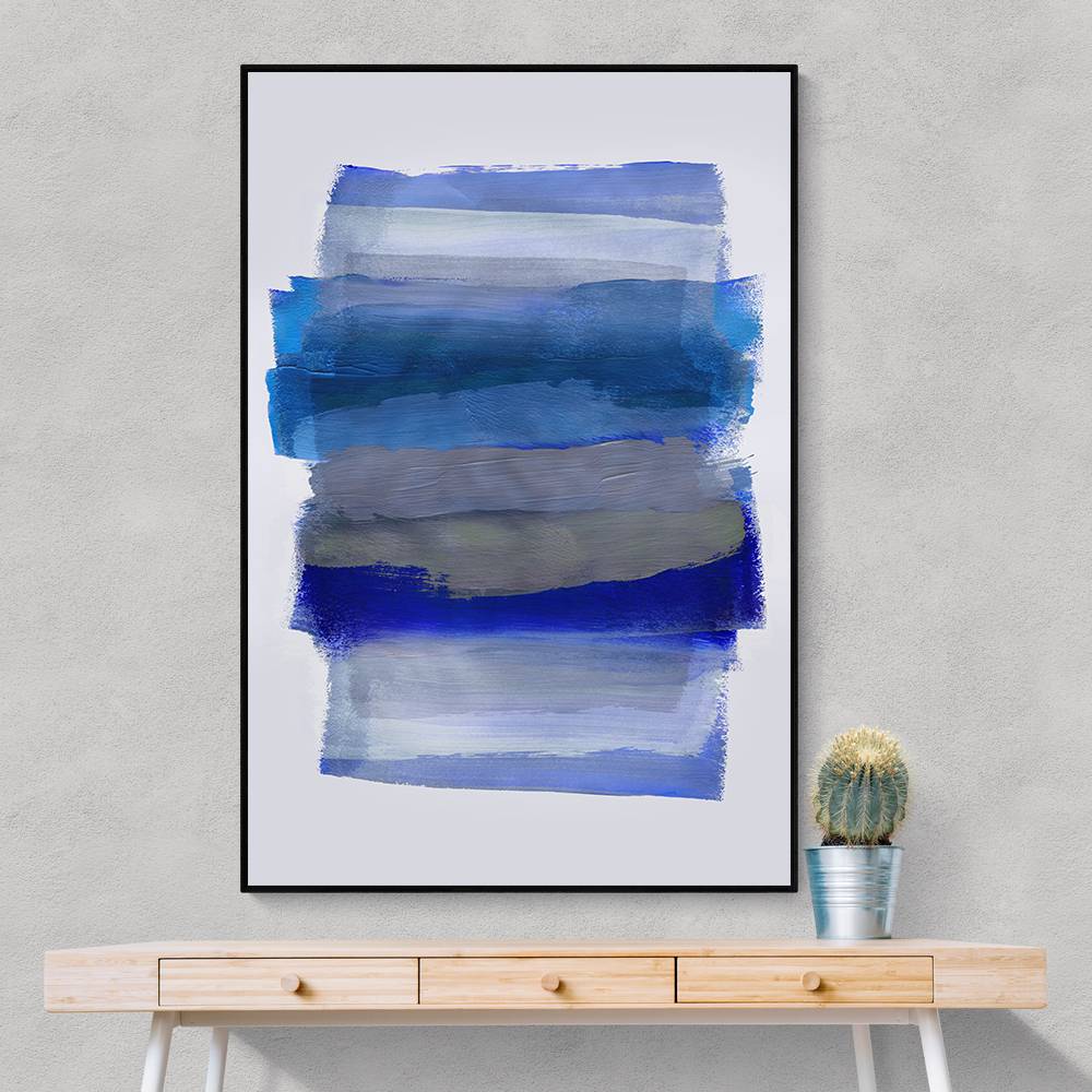 Abstract Brush Strokes 45Y Wall Art