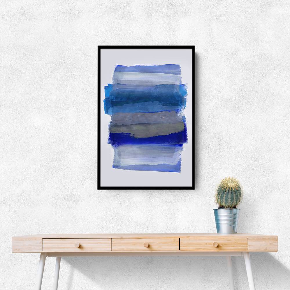 Abstract Brush Strokes 45Y Wall Art