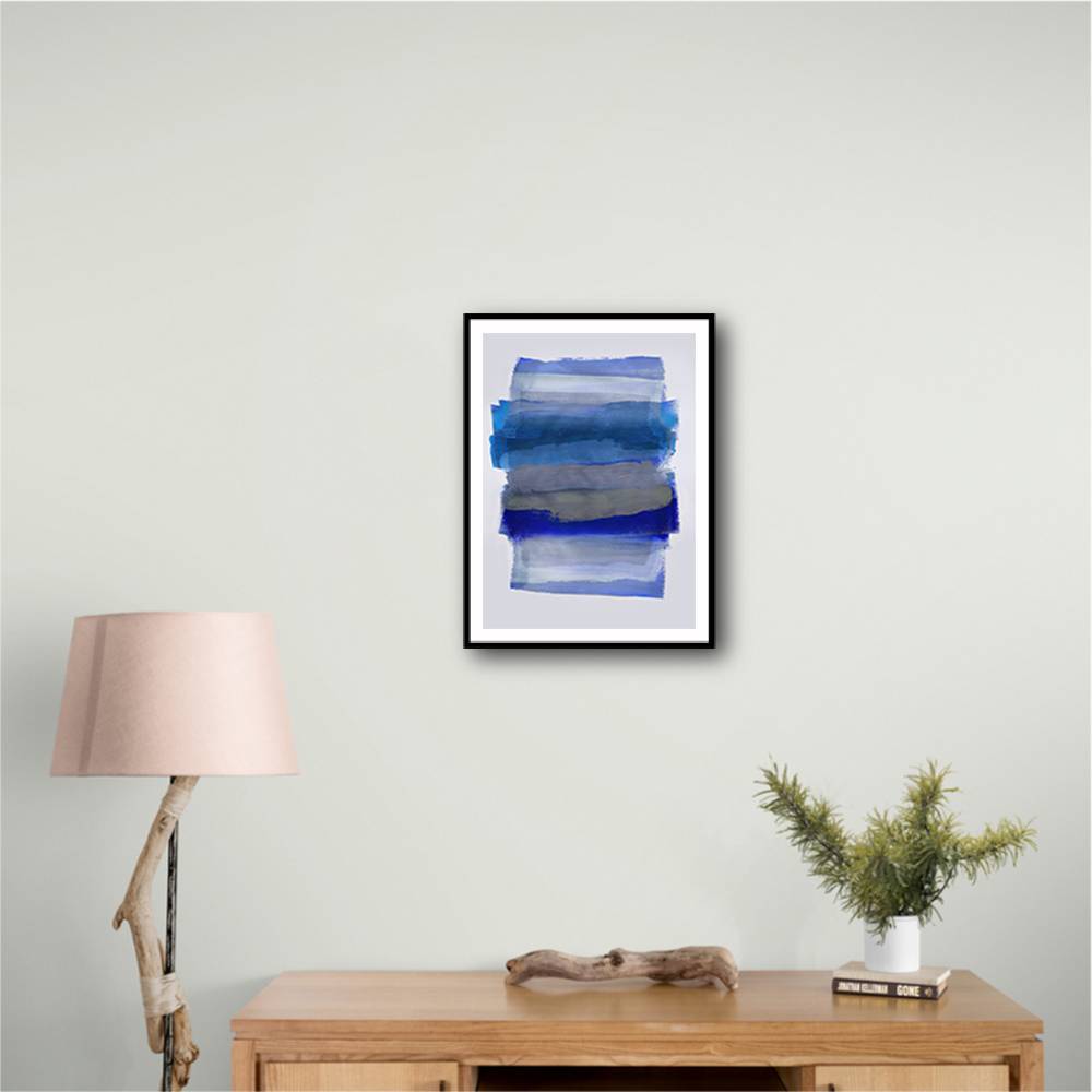 Abstract Brush Strokes 45Y Wall Art