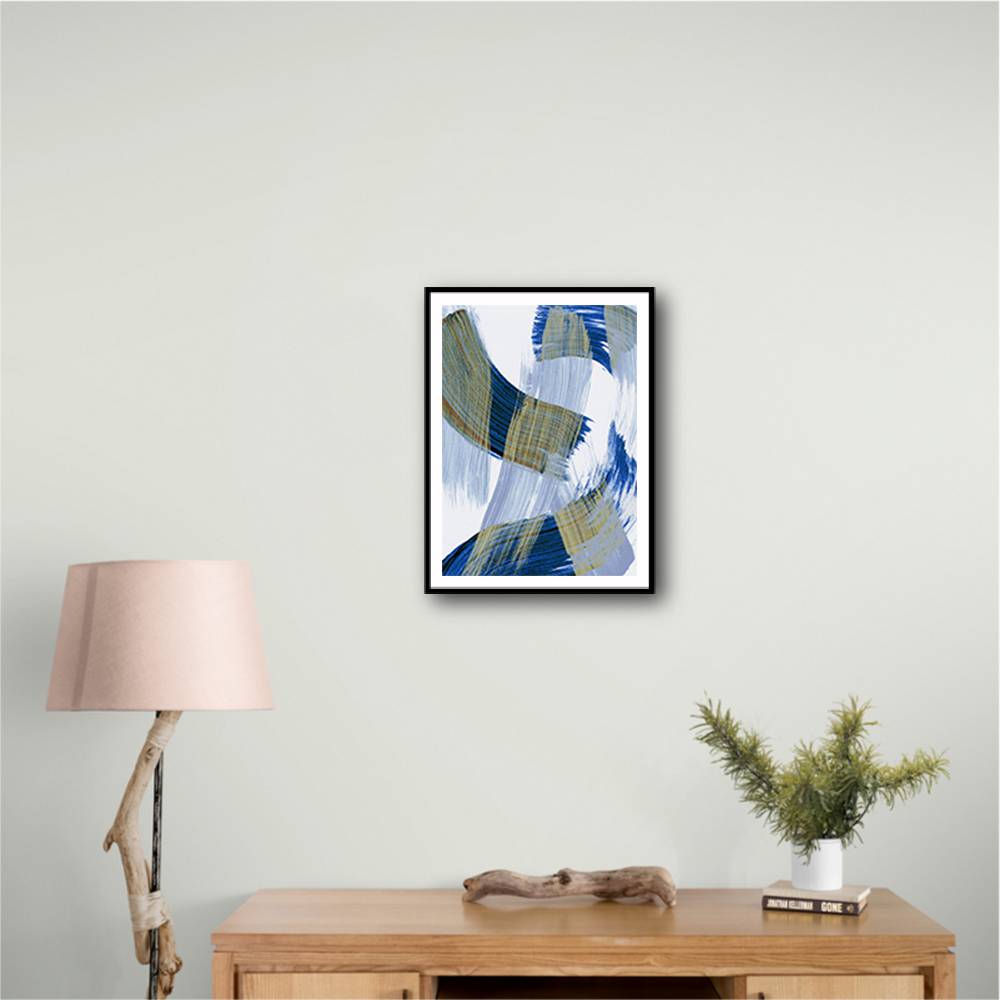 Abstract Brush Strokes 13 Wall Art