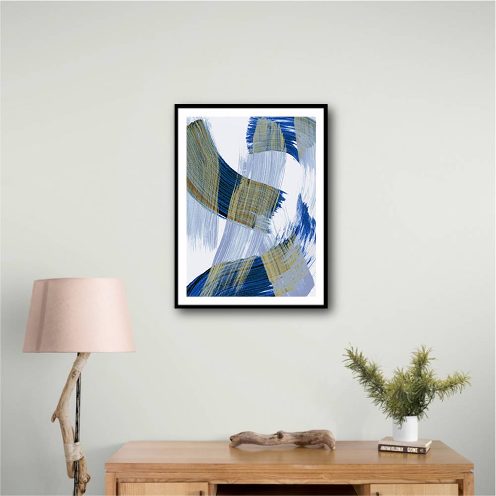 Abstract Brush Strokes 13 Wall Art