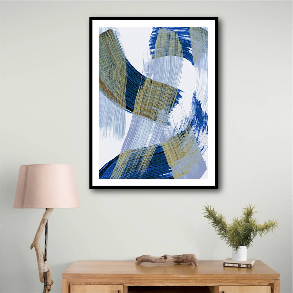 Abstract Brush Strokes 13 Wall Art