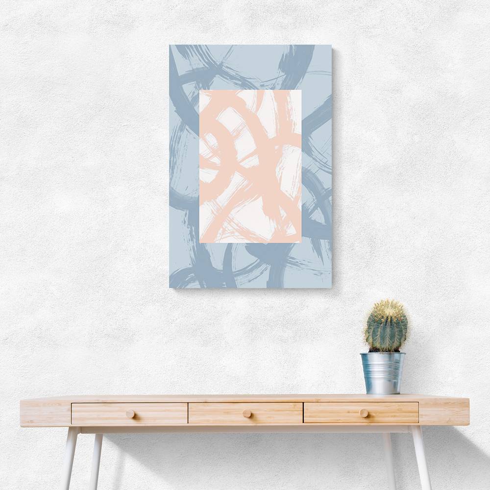 Abstract Brush Strokes 98A Wall Art