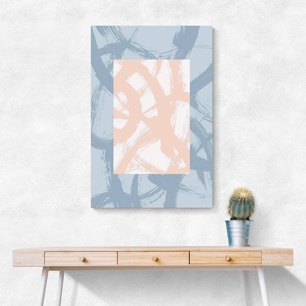 Abstract Brush Strokes 98A Wall Art