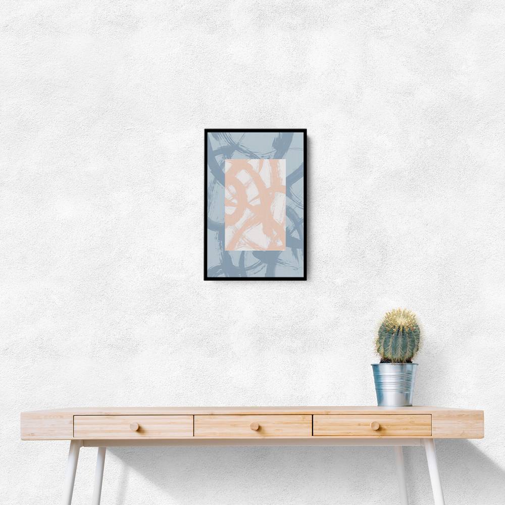 Abstract Brush Strokes 98A Wall Art