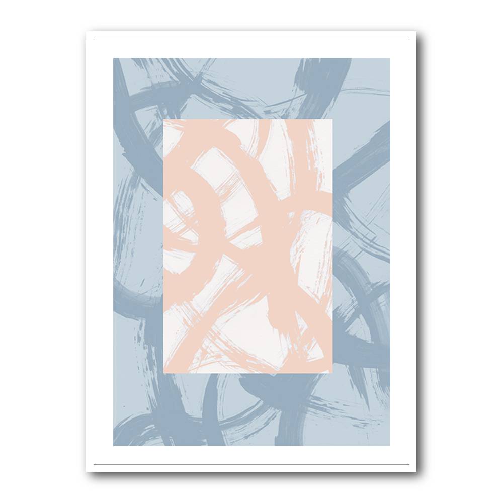 Abstract Brush Strokes 98A Wall Art