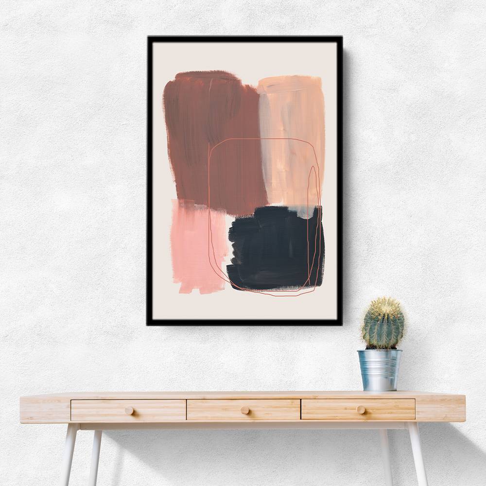 Abstract Brush Strokes 120 Wall Art