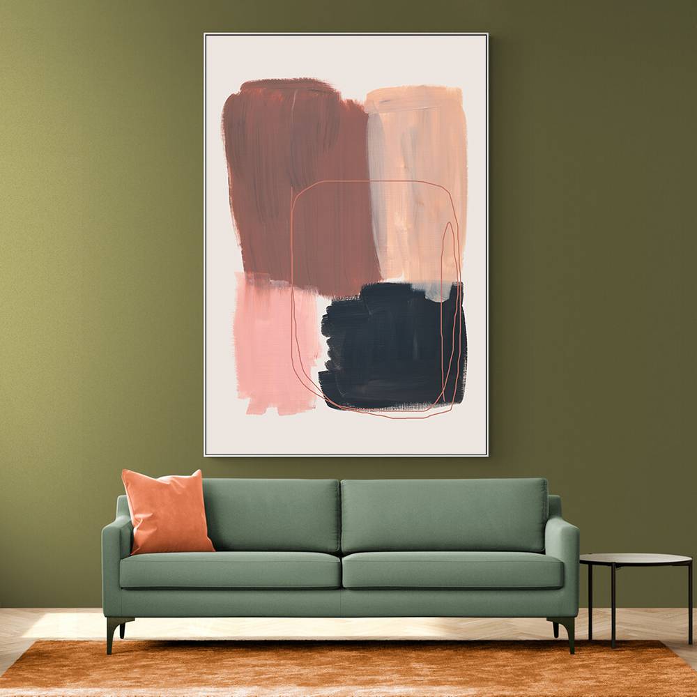 Abstract Brush Strokes 120 Wall Art