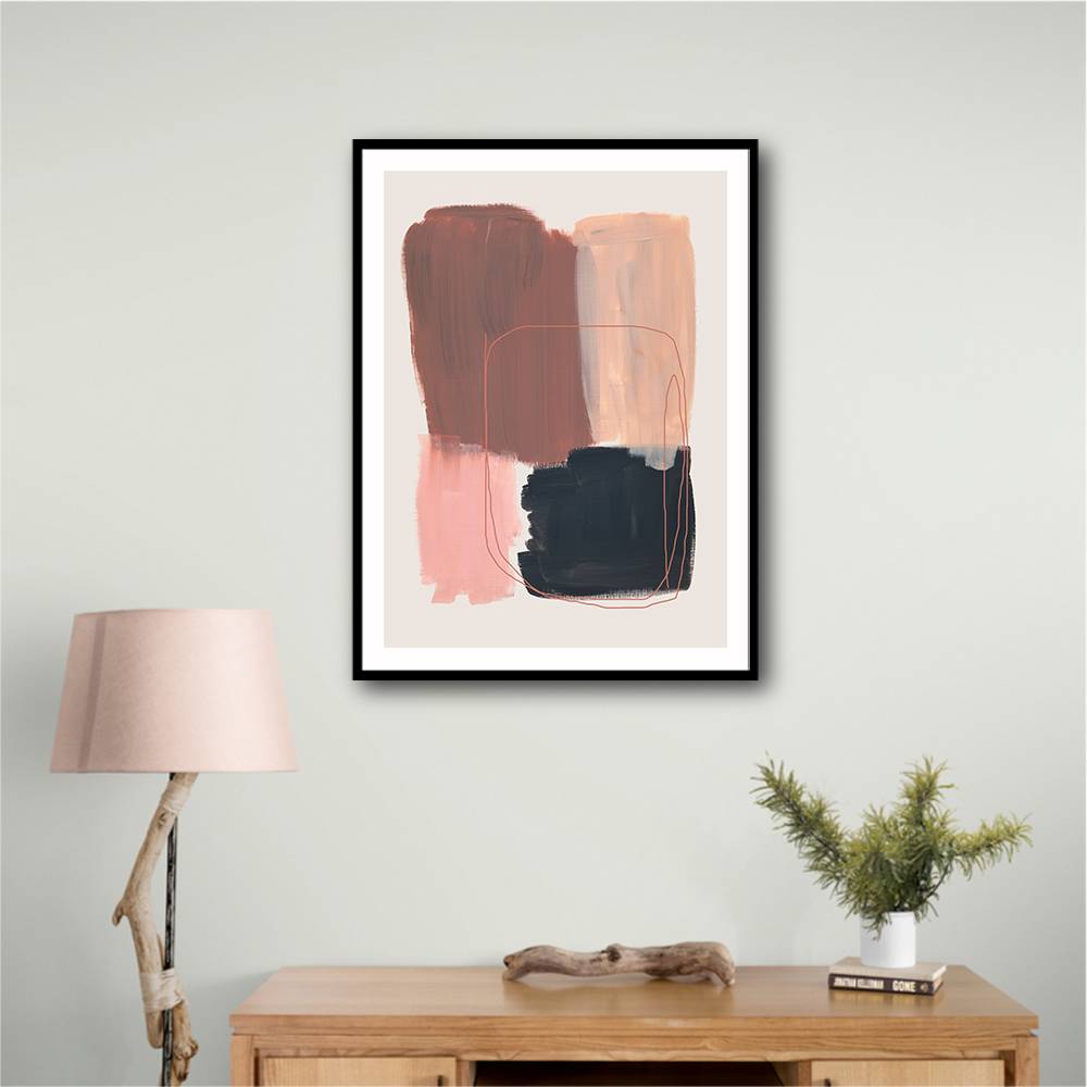 Abstract Brush Strokes 120 Wall Art