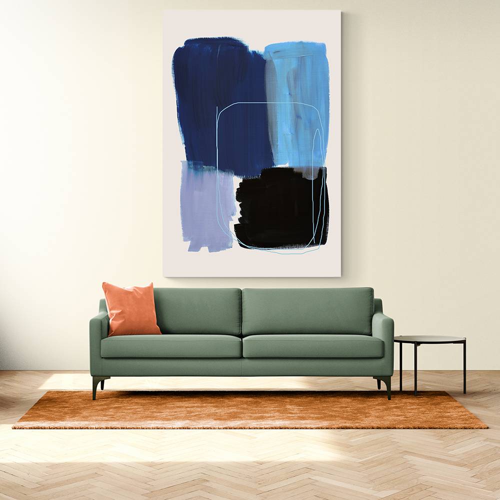 Abstract Brush Strokes 120x Wall Art