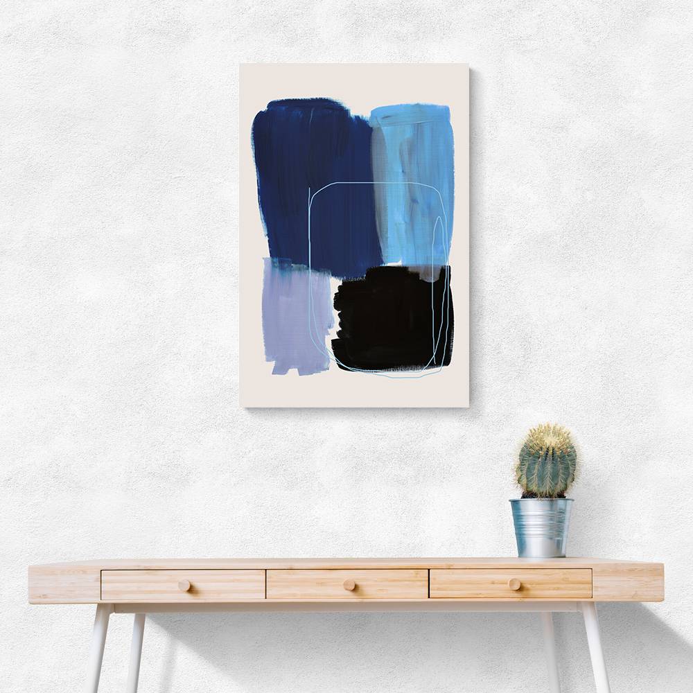 Abstract Brush Strokes 120x Wall Art