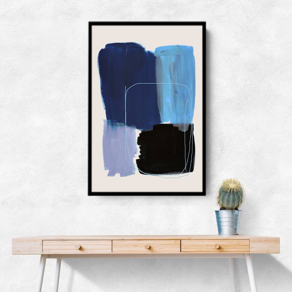 Abstract Brush Strokes 120x Wall Art