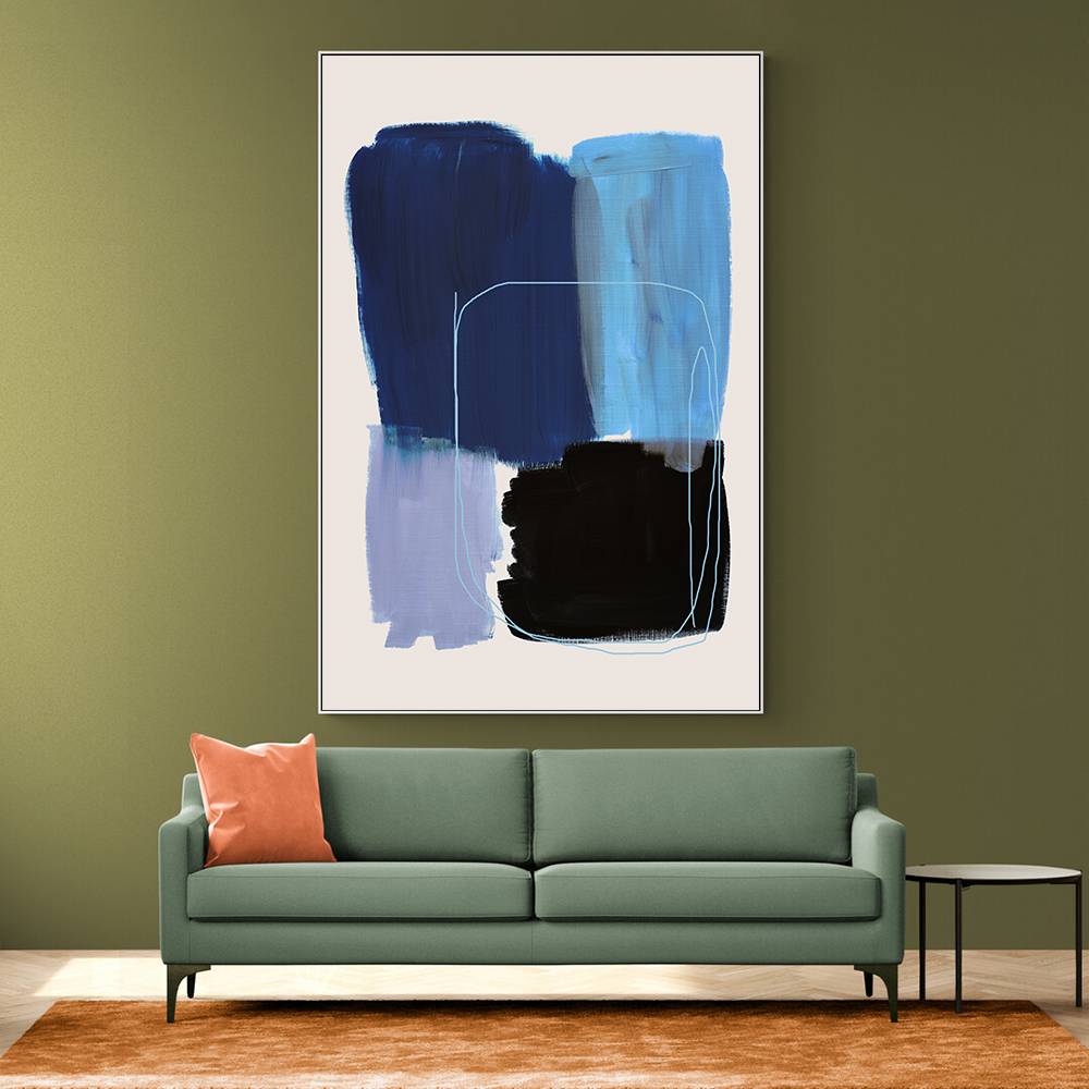 Abstract Brush Strokes 120x Wall Art