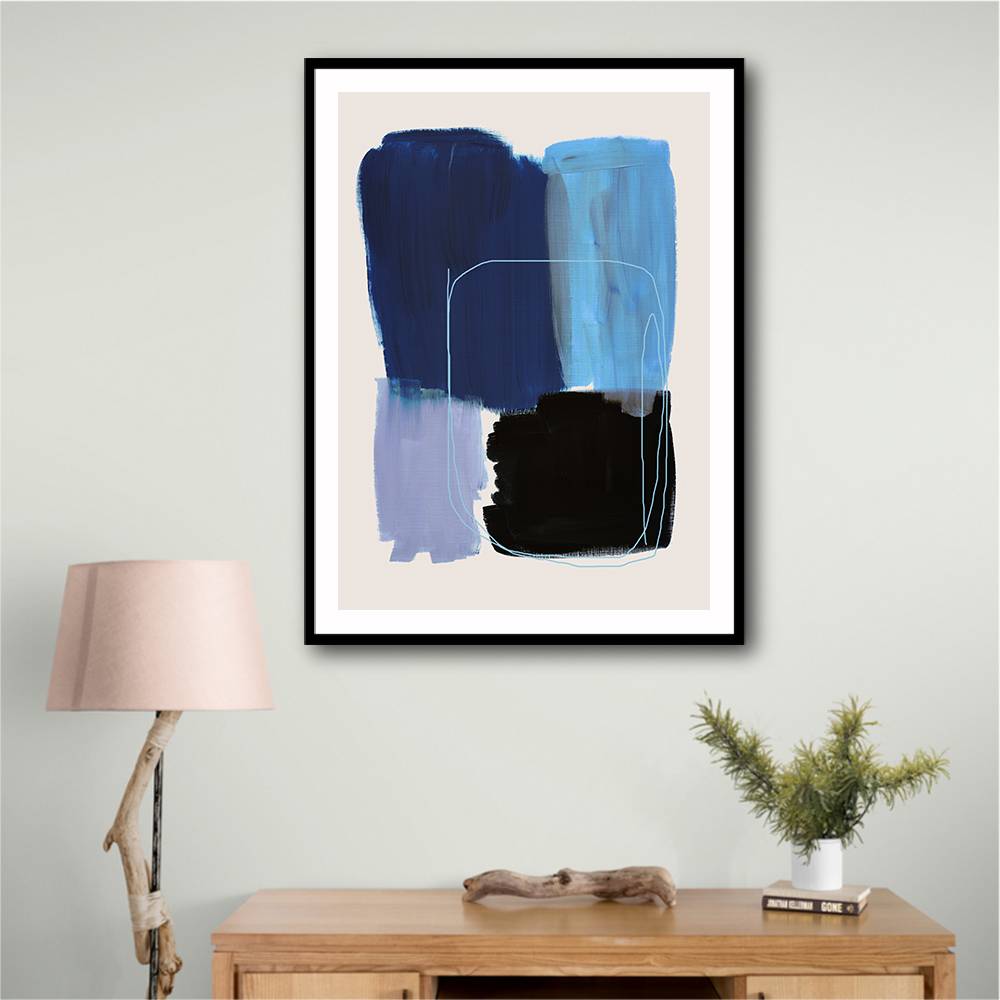 Abstract Brush Strokes 120x Wall Art