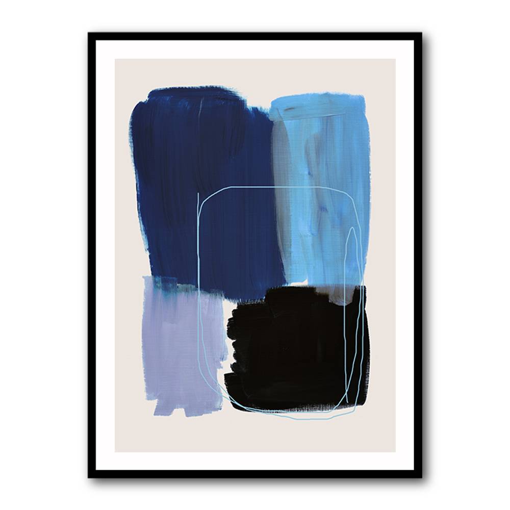 Abstract Brush Strokes 120x Wall Art