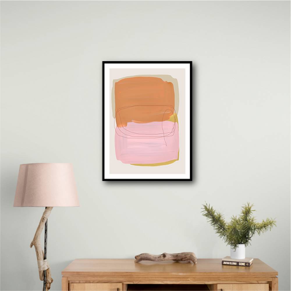 Abstract Brush Strokes 121 Wall Art