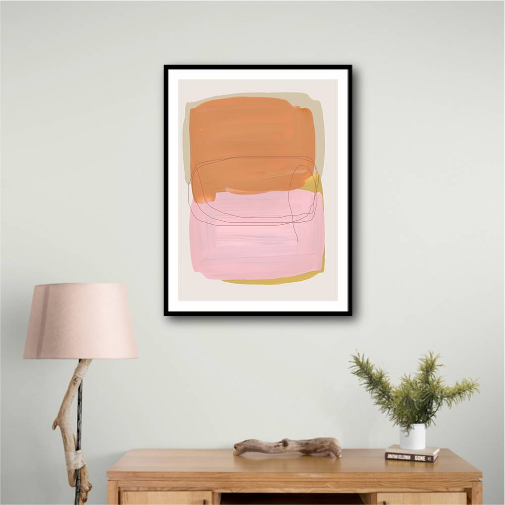 Abstract Brush Strokes 121 Wall Art