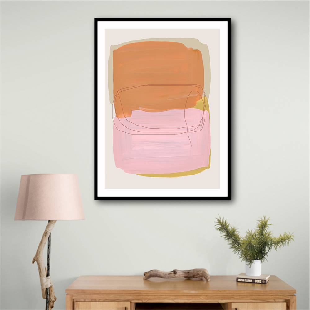 Abstract Brush Strokes 121 Wall Art