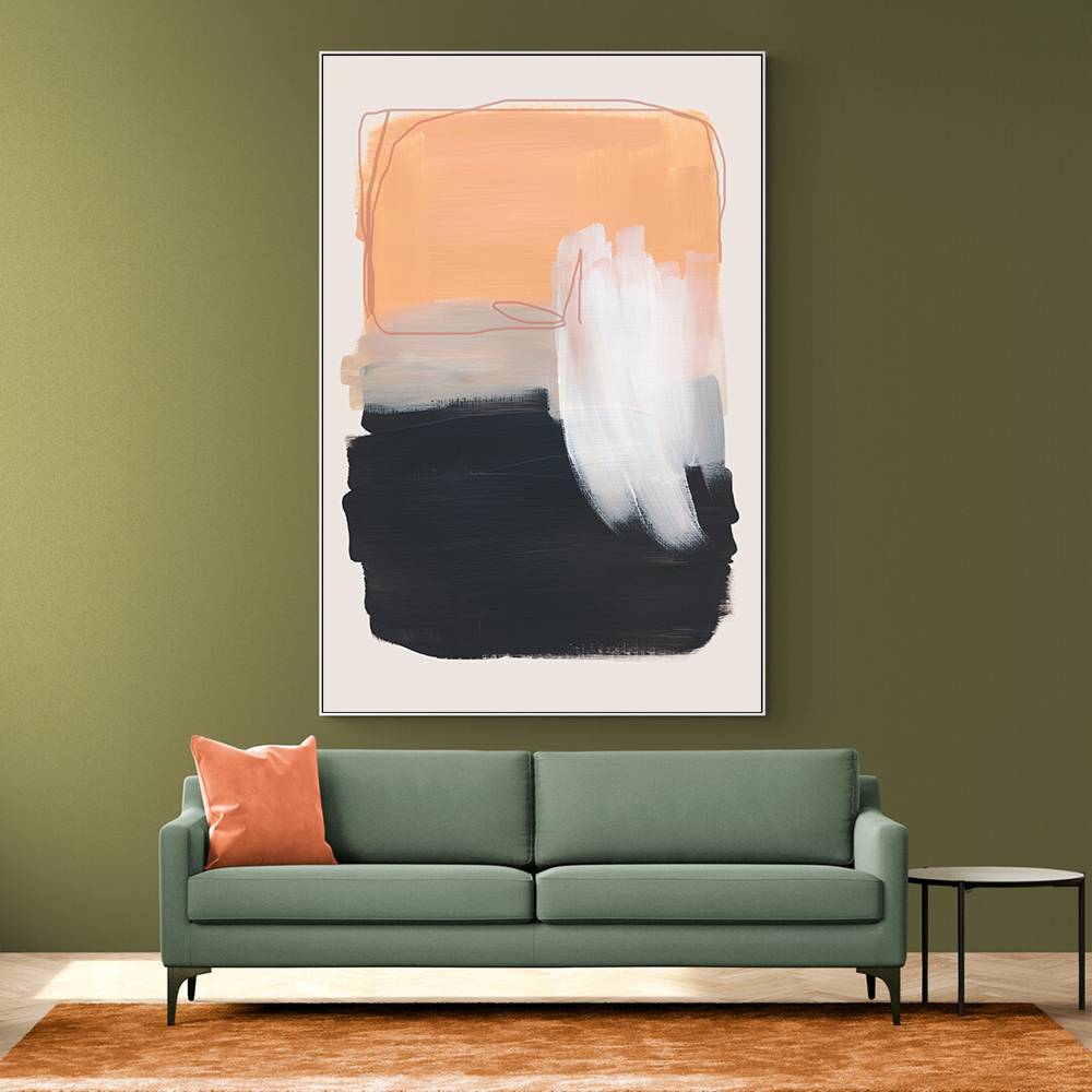 Abstract Brush Strokes 122 Wall Art