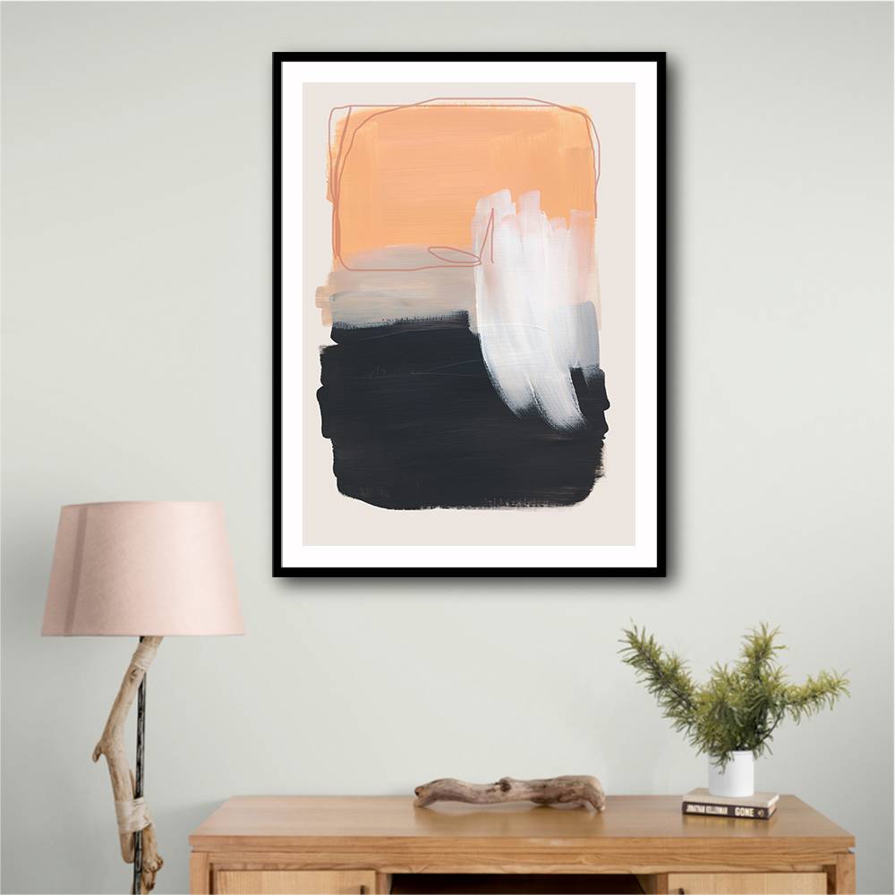 Abstract Brush Strokes 122 Wall Art