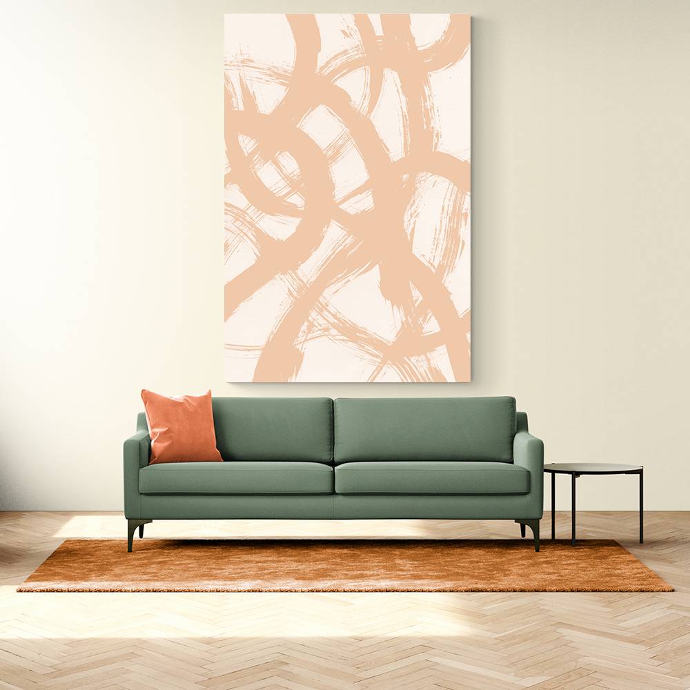 Abstract Brush Strokes 98B Wall Art