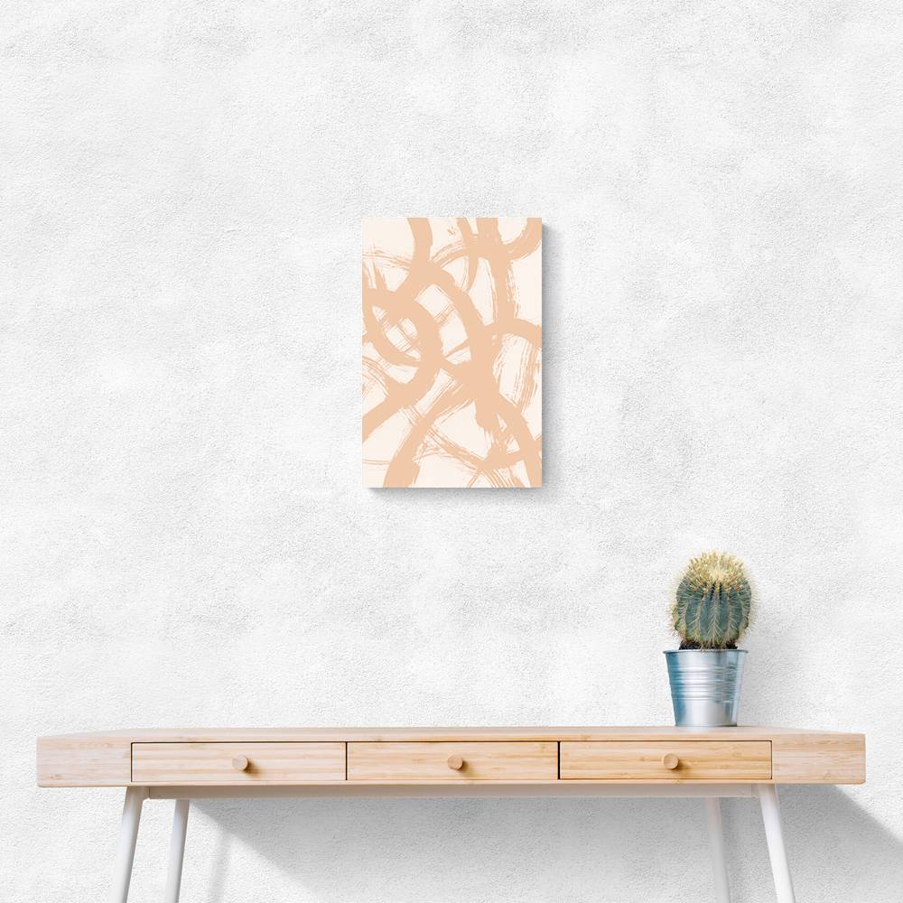 Abstract Brush Strokes 98B Wall Art